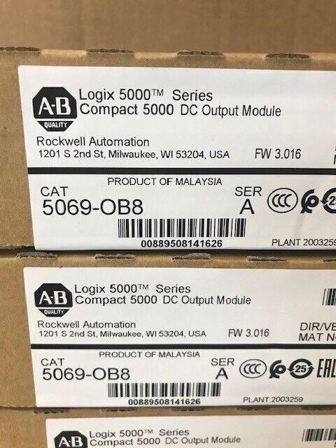 Sealed Allen Bradley 5069-OB8 Ser A Compact 5000 DC Output Module - ALLEN BRADLEY