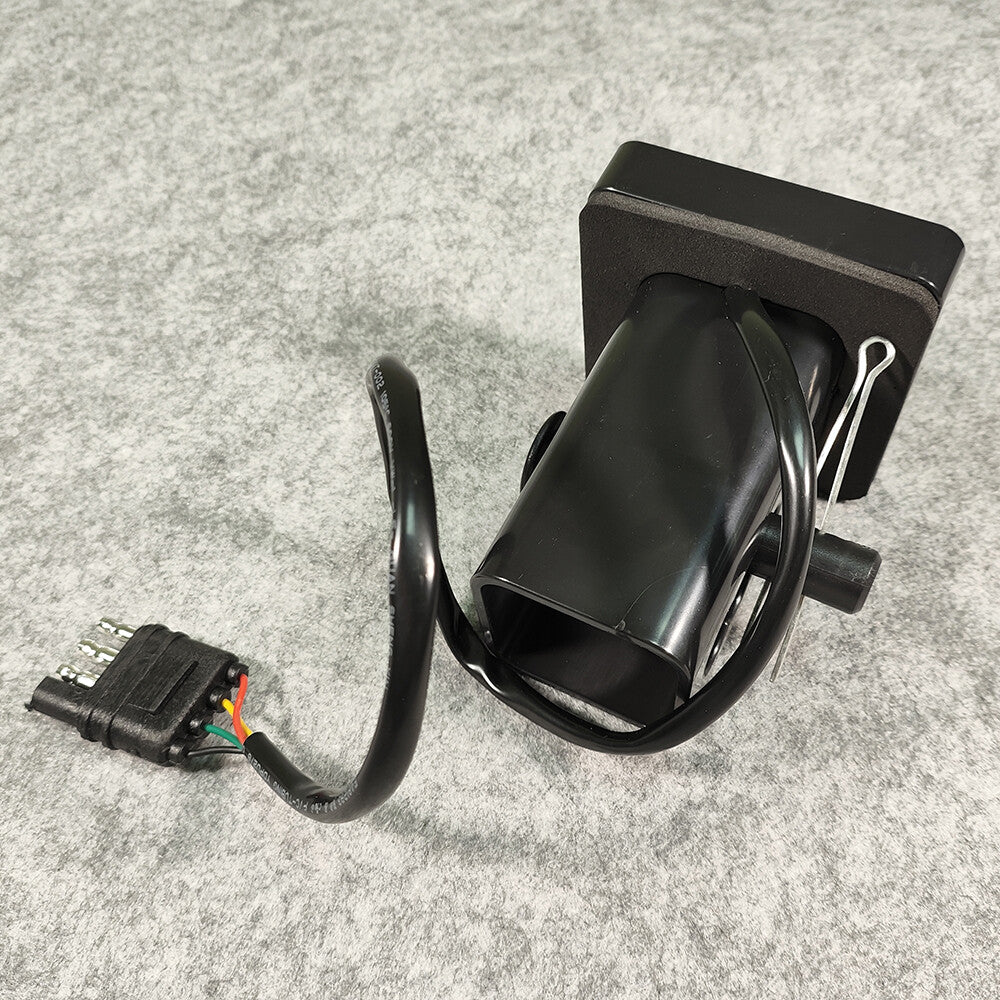 12 LED Tow Rear Tail Stop Brake Light 12V 2" Trailer Hitch Cover Light