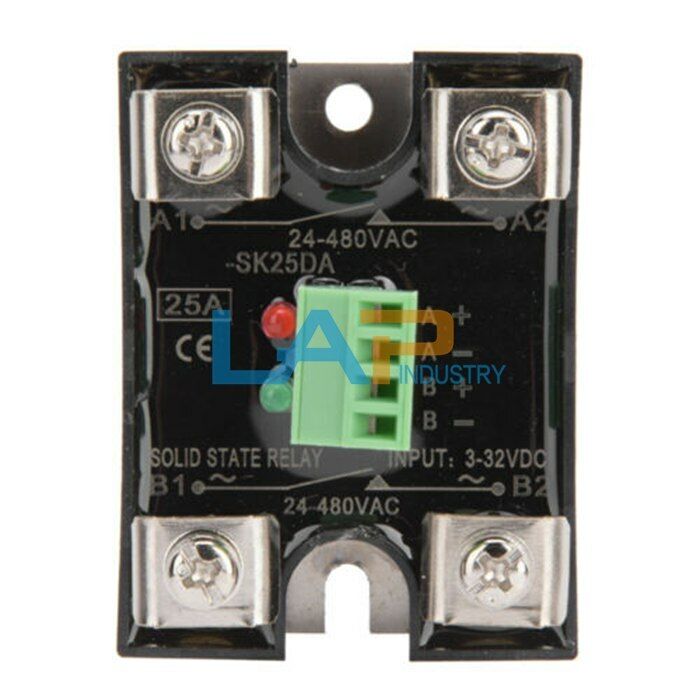 new 1Pcs For BERM single phase solid state relay dual channel control BERM-SK25DA