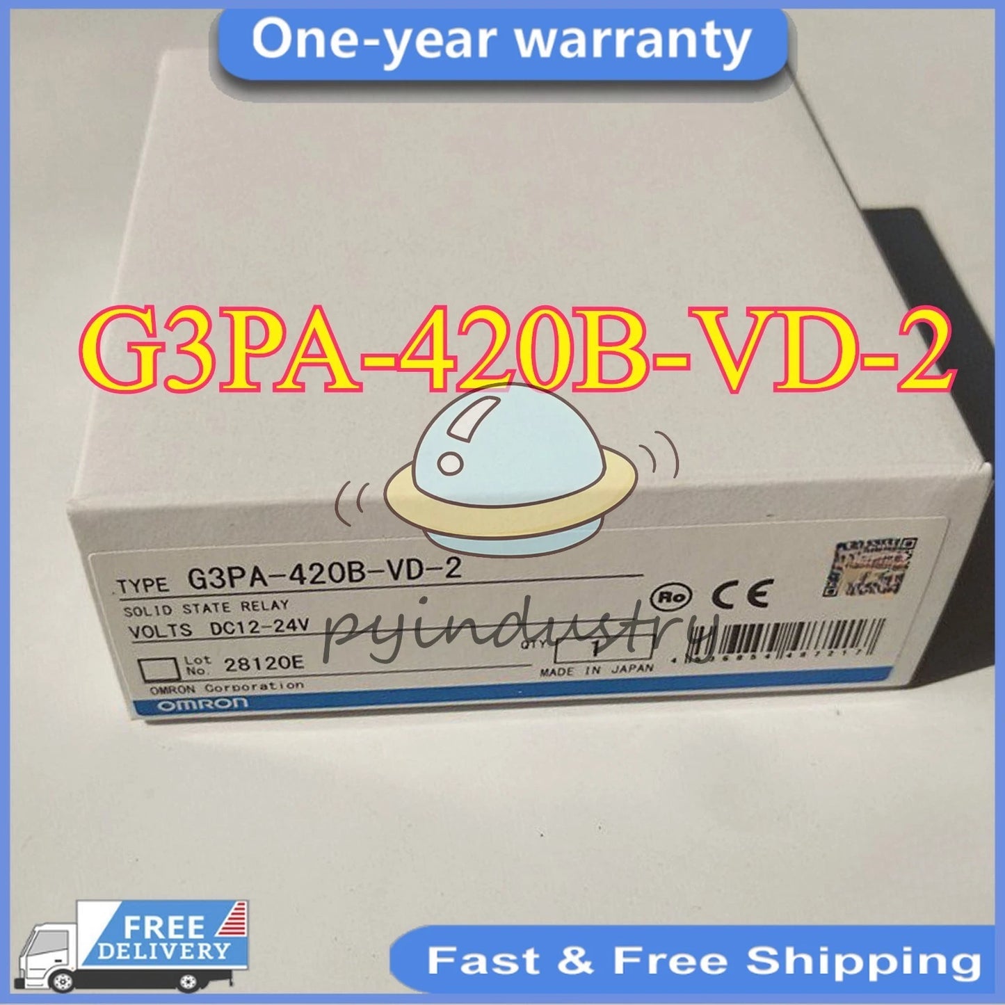 1PC Omron G3PA‑420B‑VD‑2 Solid‑State Relay SSR DIN Rail Industrial Switch Part