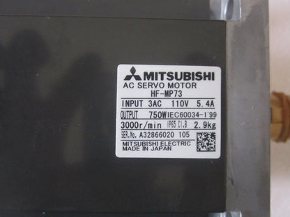 1PC MITSUBISHI AC SERVO MOTOR HF-MP73 HFMP73