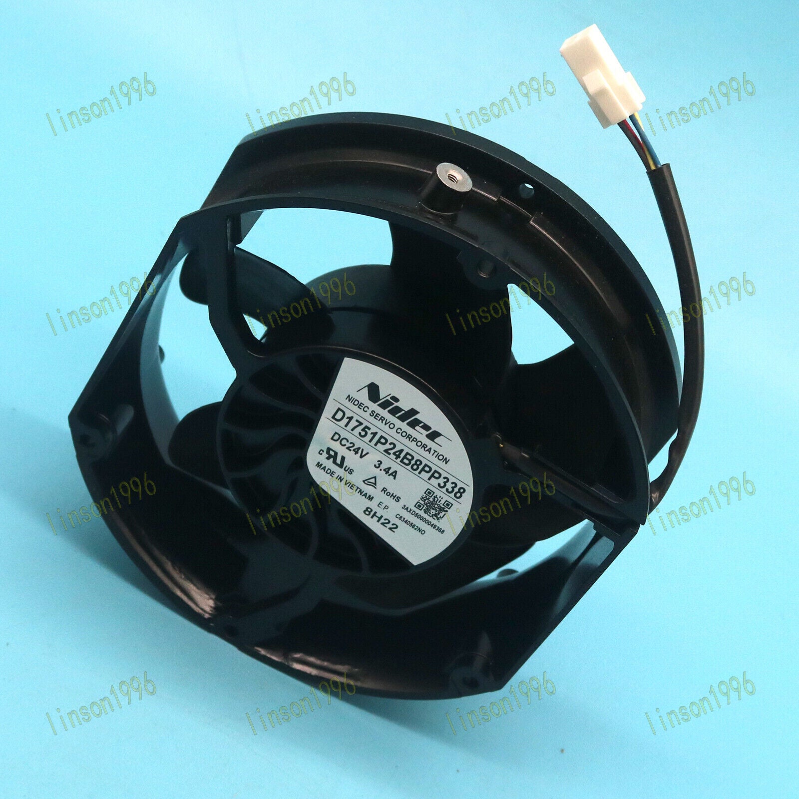 Nidec D1751P24B8PP338 DC24V 3.4A Inverter Fan Special - NIDEC