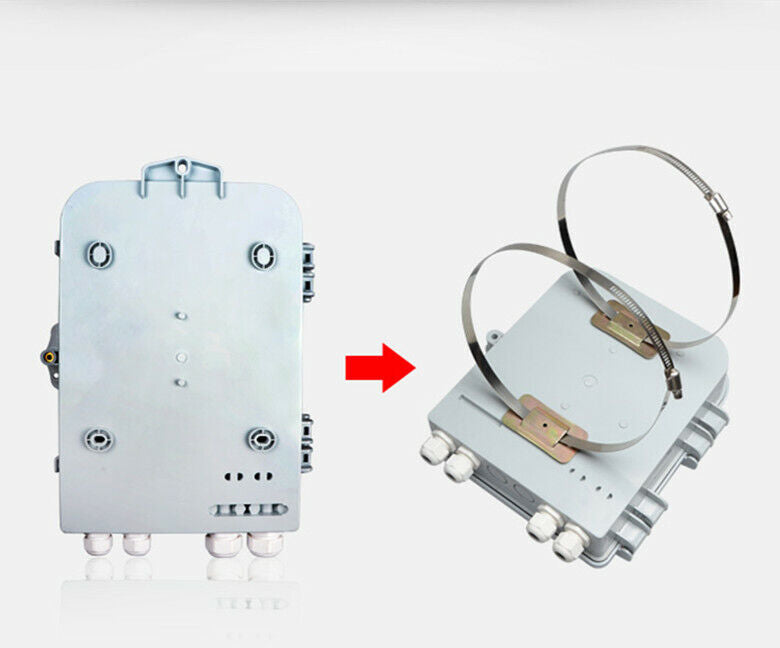 new 48-core split box SC cable fusion box full with flange IP55 - PLCNET.COM
