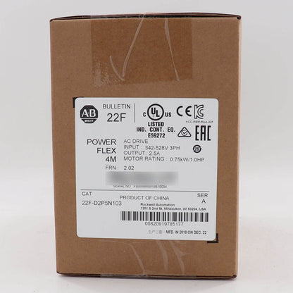 PowerFlex 4M 0.75kW AC Drive 22F-D2P5N103 - KOEED