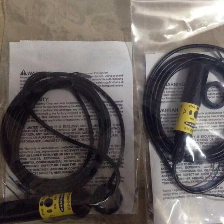 new one  BANNER photoelectric sensor S18-2VNLV-2M SHIP