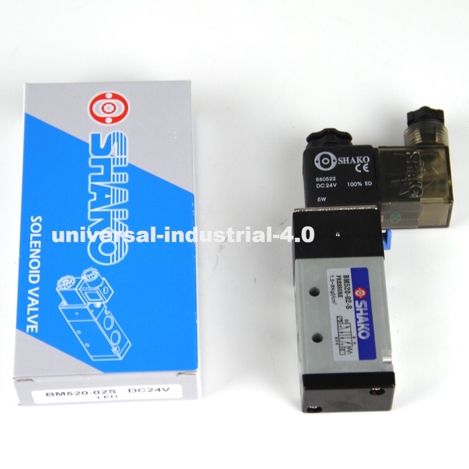 Shako BM520-02-S Solenoid Valve DC24V Shako