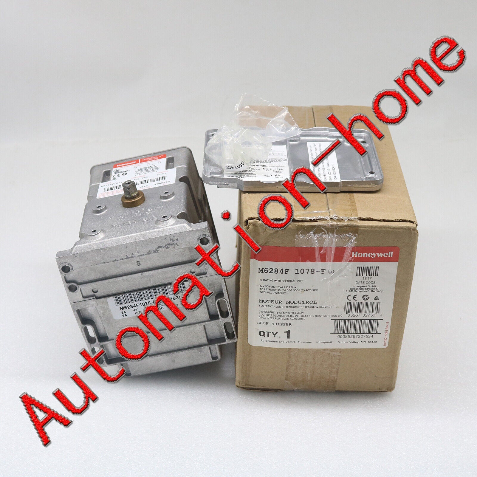 new  Honeywell Modutrol Motor M6284F1078-F M6284F1078 In Box 1 Year