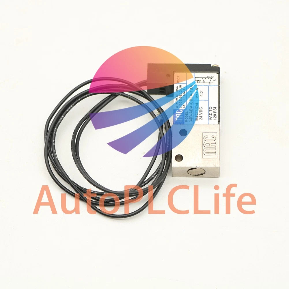 1pcs MAC 34B-ABA-GDFA-1BA 24VDC Solenoid Valve