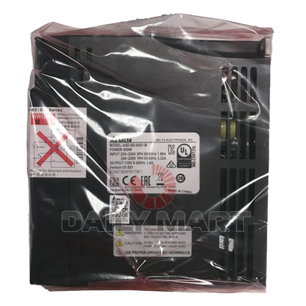 new In Box DELTA ASD-B2-0421-B Servo Drive - DELTA AUTOMATION & CONTROLS