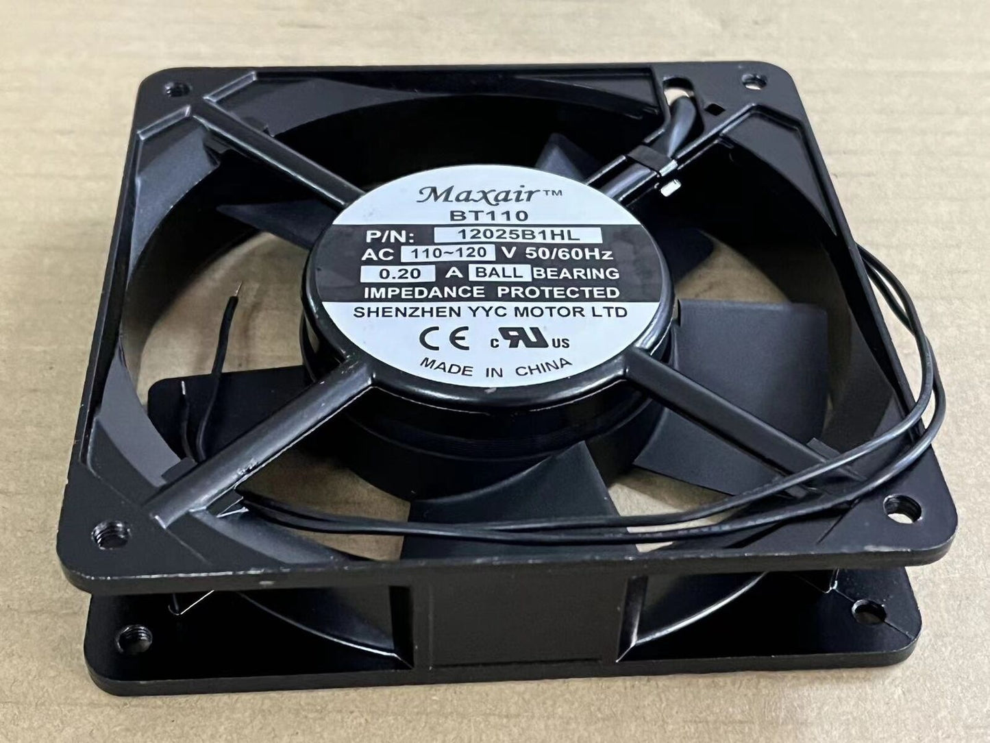 Maxair BT/110 12025B1HL110V 12cm - MAXAIR