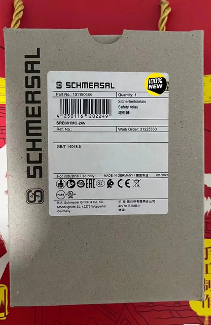 1PCS Schmersal Safety Relay SRB301MC-24V SRB 301MC-24V Fast delivery