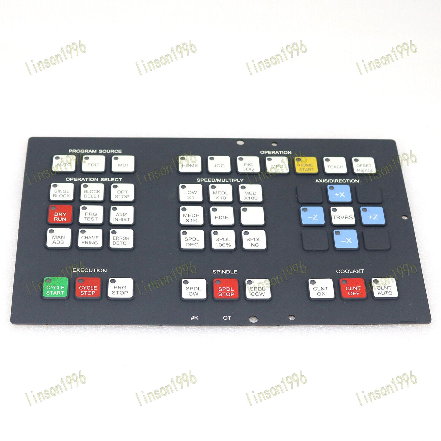 For FANUC Membrane Keysheet A98L-0001-0524#K FAST SHIP - FANUC