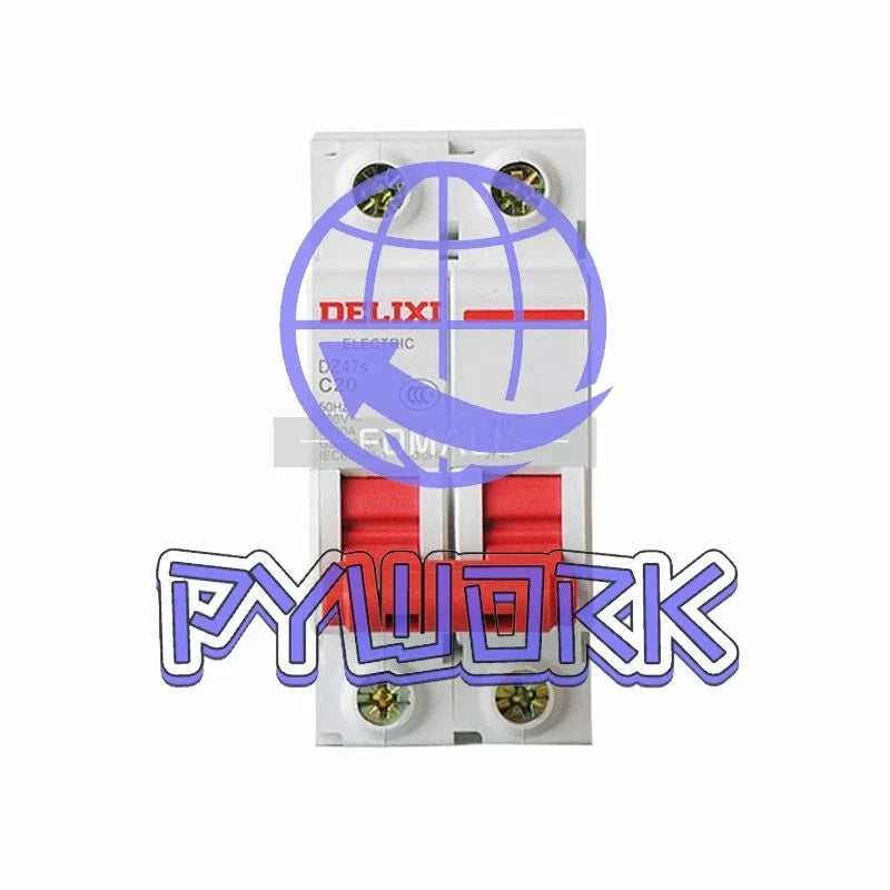 2PCS For DELIXI Air Switch Circuit Breaker DZ47s C20 2P 20A
