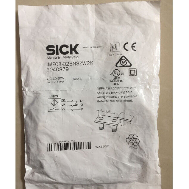 New ONE Photoelectric Switch IME08-02BNSZW2K Fast - SICK