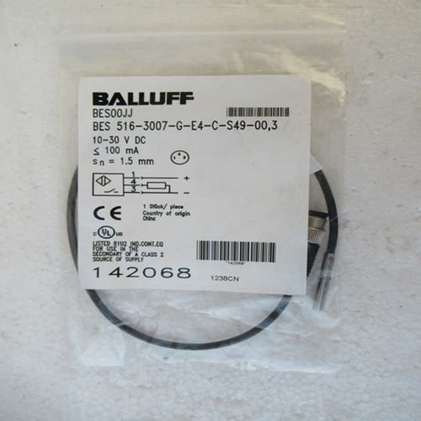 new BALLUFF Proximity sensor BES 516-3007-G-E4-C-S49-00 - BALLUFF