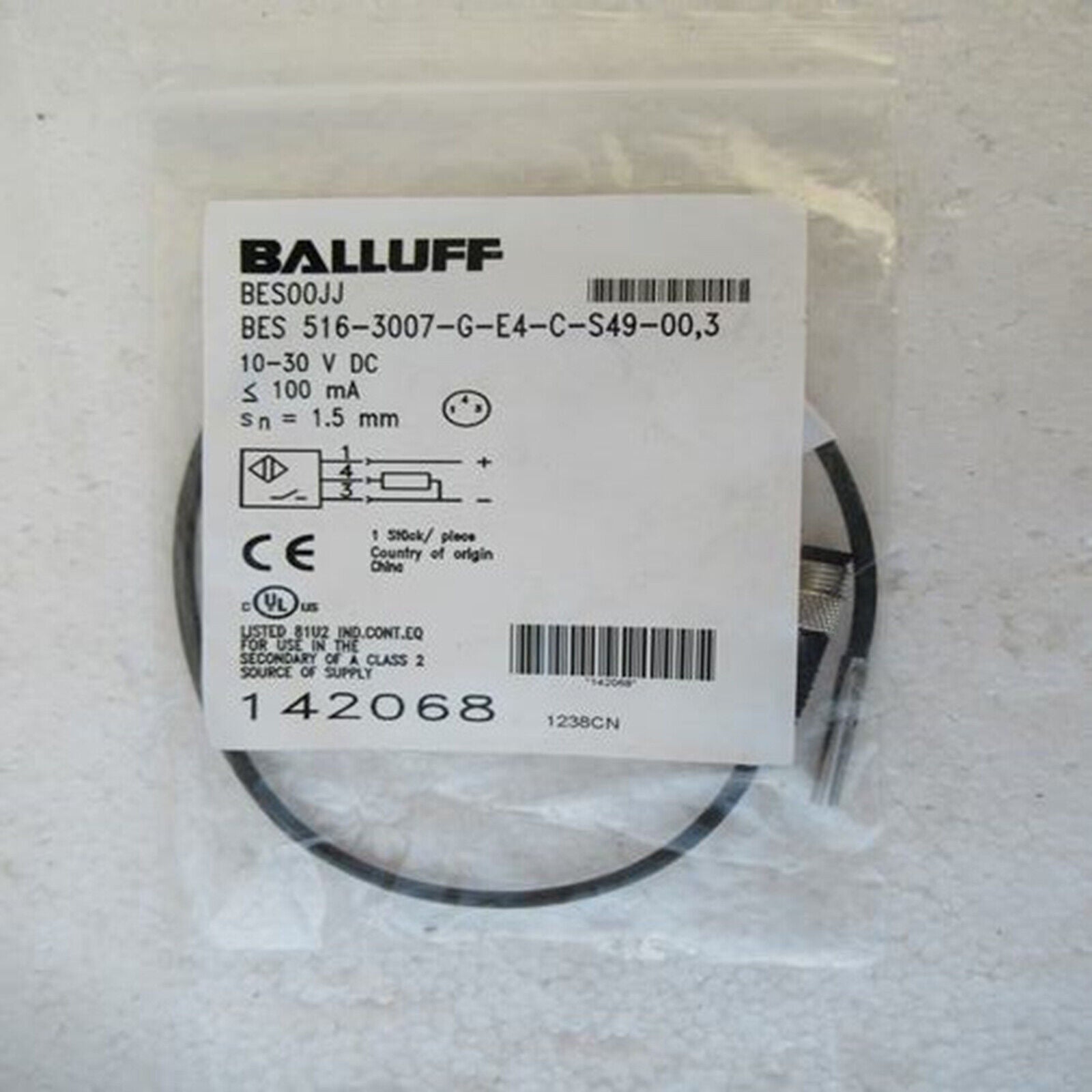 new BALLUFF Proximity sensor BES 516-3007-G-E4-C-S49-00 - BALLUFF