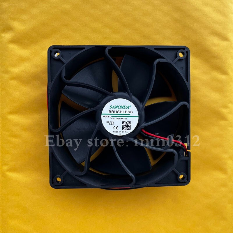 SANONDA KF12038HH12B 12V 3.3A 12CM 12038 high air volume high speed fan