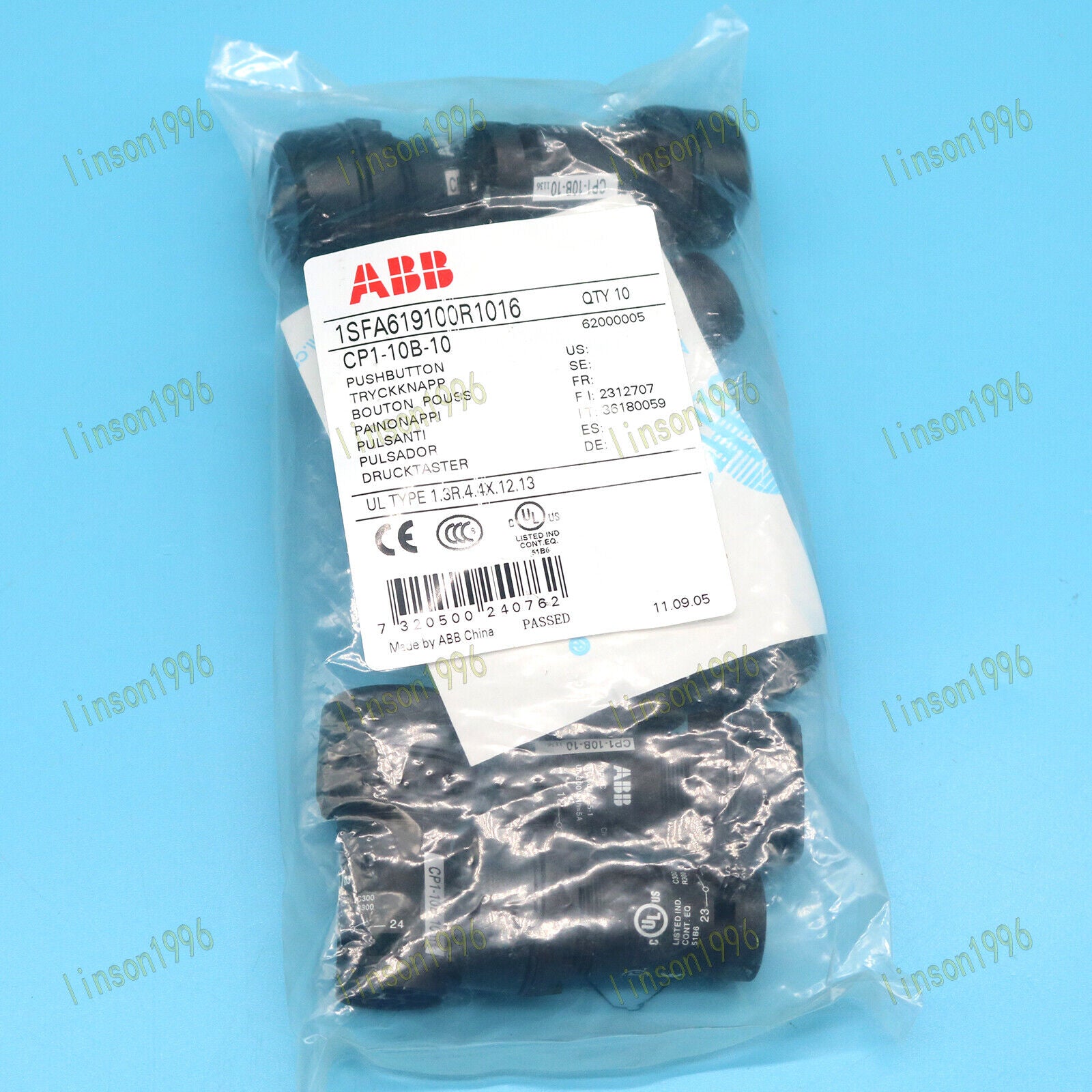 new  10PCS ABB Push Button CP1-10B-10 CP110B10 ABB