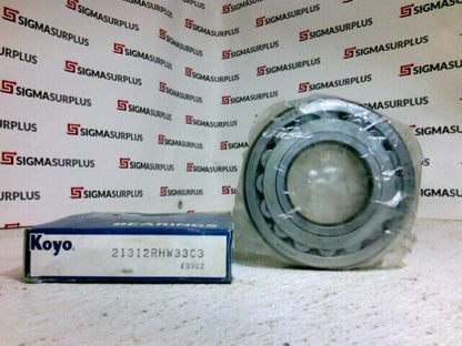 NEW KOYO21312RHW33C3 SPHERICAL ROLLER BEARING BORE DIA 2.346" OVERALL DIA - KOYO