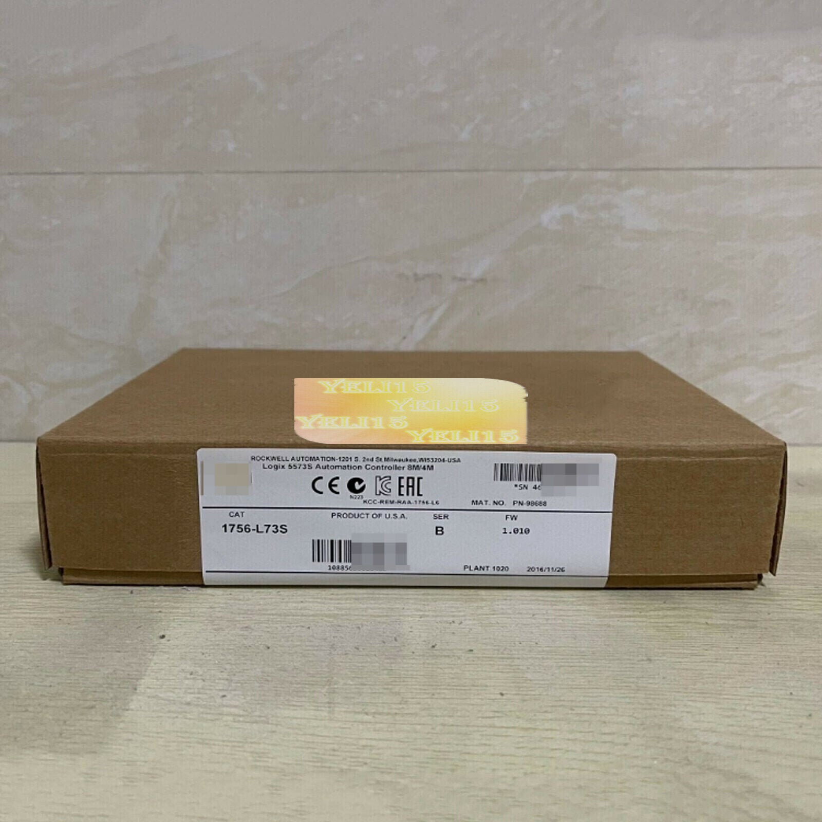 new 1PC IN BOX 1756-L73S SER B GuardLogix Processor Module FAST SHIP - GUARDLOGIX