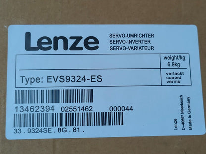 Evs9324ES Inverter – High-Efficiency Inverter, New in Box - LENZE