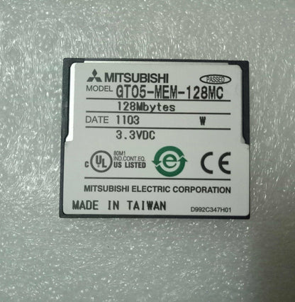 Used Mitsubishi GT05-MEM-128MC Memory Card - MITSUBISHI