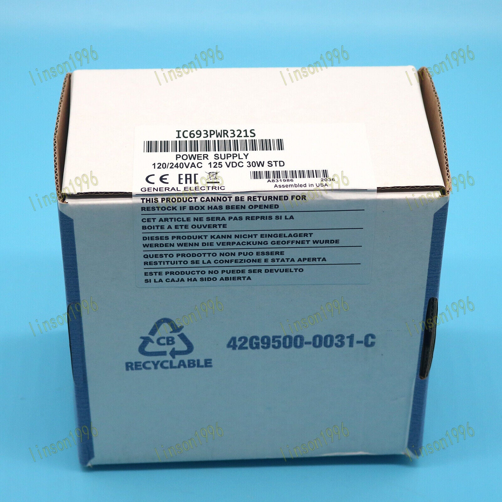 New One Fanuc Power Supply Module IC693PWR321S Stock Available - FANUC