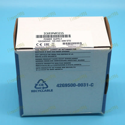 New One Fanuc Power Supply Module IC693PWR321S Stock Available - FANUC