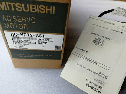 Mitsubishi HCMF73S51 Servo Motor, 1-Year Warranty - MITSUBISHI