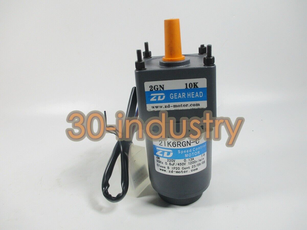 1PCS For ZD 2IK6RGN-C 2GN 3K 3.6K 5K 7.5K 10K 12.5K 15K 18K Gear Motor 6W 220V - OMRON