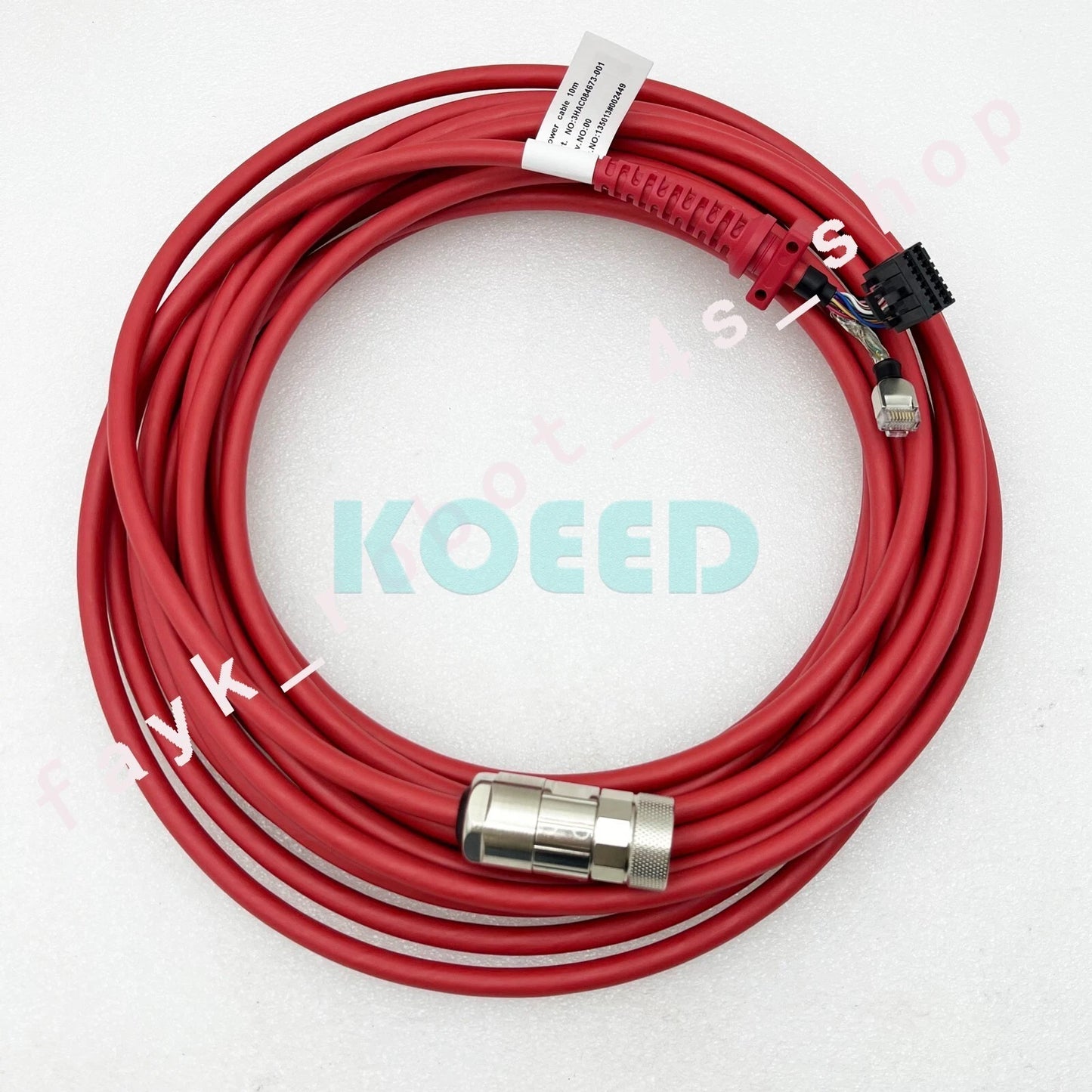 1Pc 10M Cable plug For ABB robot DSQC3120 3HAC085590-001 teach pendant connector