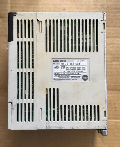 Mitsubishi servo drive MR-J2-20A-S12: Used in Good Condition - MITSUBISHI