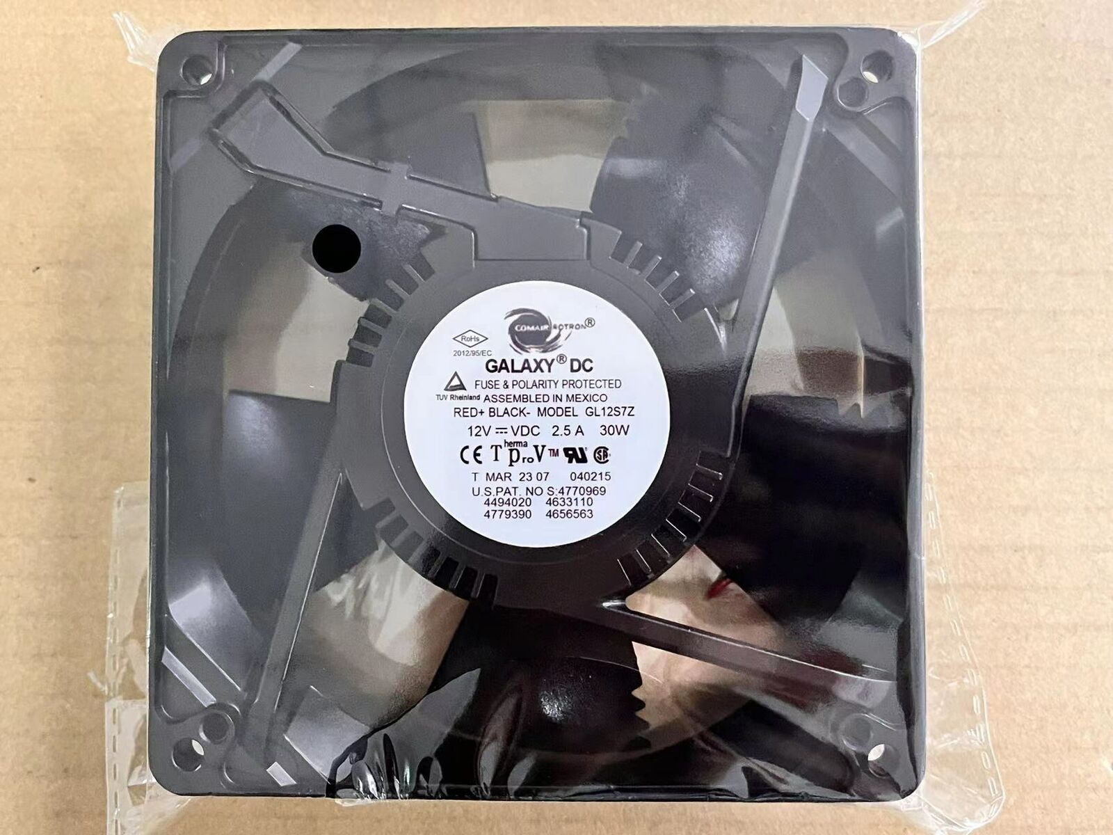 COMAIR 12.7cm 30W 3-wire Cooling Fan - Galaxy Series - COMAIR