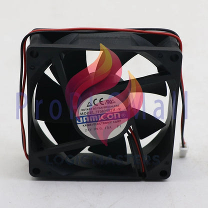 Jamicon JF0825S2H-R Inverter Silent Fan DC 24V 0.15A 80*80*25mm 2wire 1x