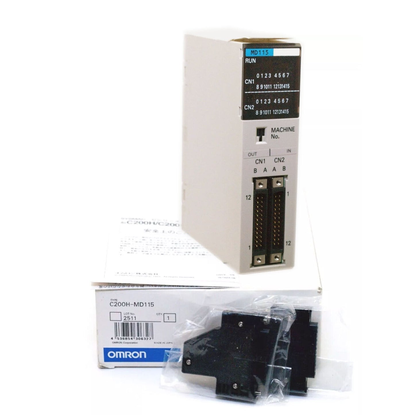 OMRON C200H-MD115 PLC MODULE 12VDC 16/16 128POS TERM BLK - OMRON