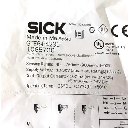 1PCS SICK GTE6-P4231 1065730 sensor
