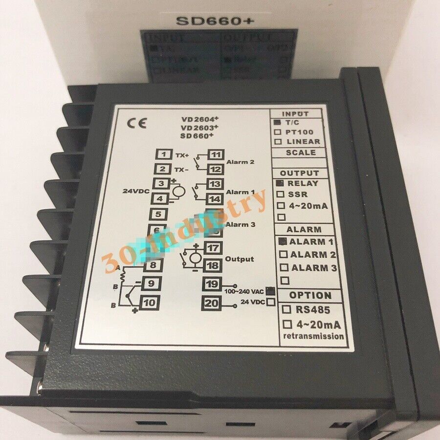 Vertex SD660+ Temperature Controller RELAY-TC Thermostat Device - VERTEX
