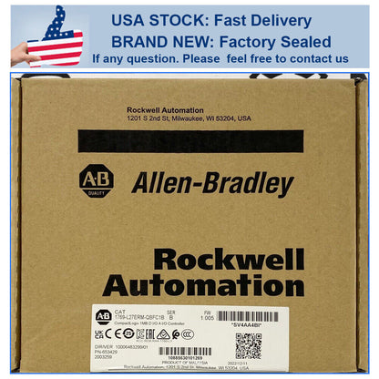 New Factory Sealed AB 1769-L27ERM-QBFC1B SER CompactLogix Controller - COMPACTLOGIX