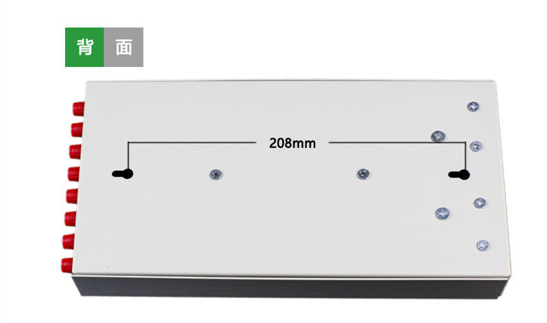 new 8-port FC fiber optic terminal box thickened 1.0MM full flange + pigtail box