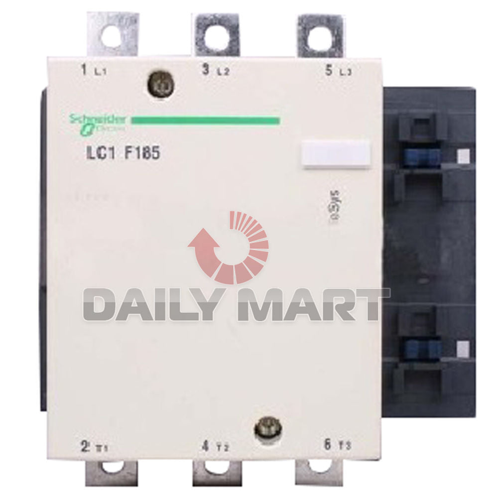 new Schneider Electric LC1-F185 LC1F185 3PST DIN Rail 600 VAC 200 A PLC Contactor