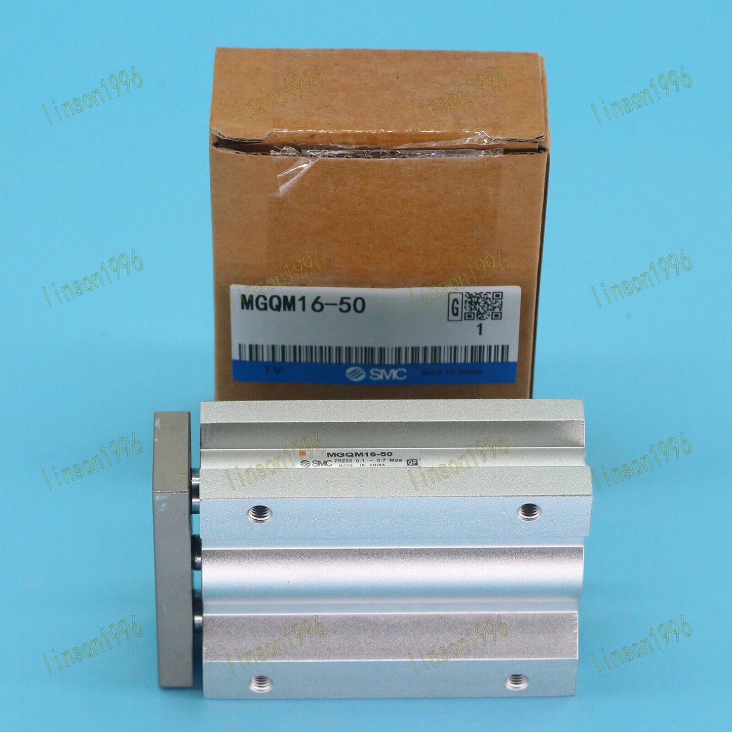 SMC MGQM16-50 Guide Rod Cylinder In Box Ship - SMC
