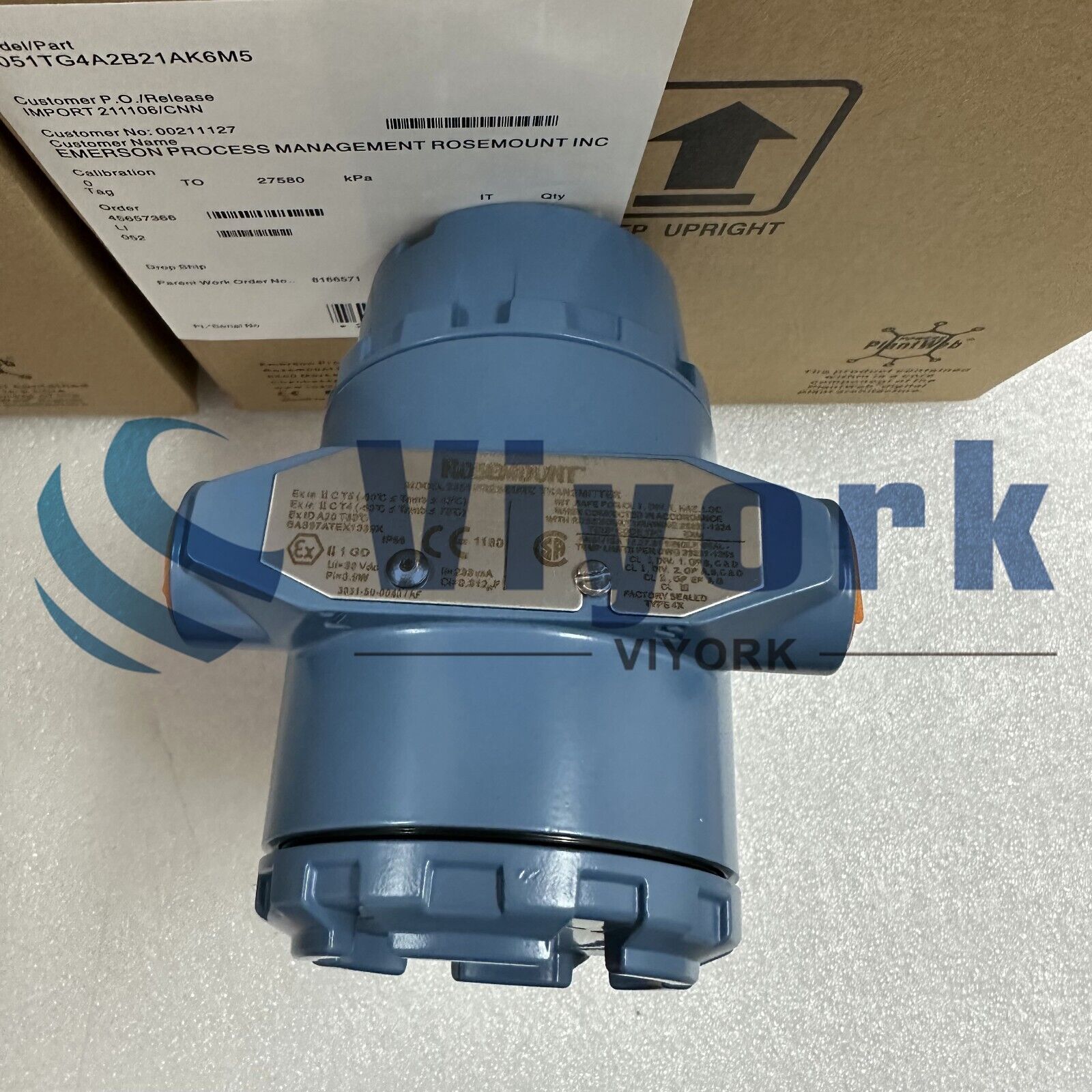 new Rosemount 3051TG4A2B21AK6M5 PRESSURE TRANSMITTER & - ROSEMOUNT