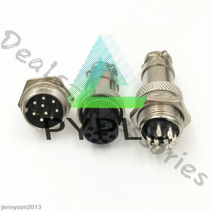 GX16/GX20/GX12 Ation Plug Male&Female Wire Panel Metal Connector 2/3/4/5/6Pin
