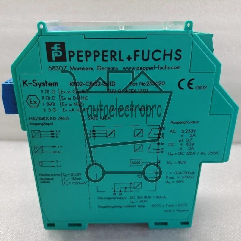 1Pcs Pepperl+Fuchs KFD2-CRG2-EX1.D 255620 KFD2CRG2EX1.D Fast Ship