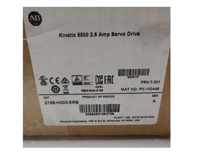 Allen Bradley 2198-H003-ERS Series A SHIP NEW - ALLEN BRADLEY