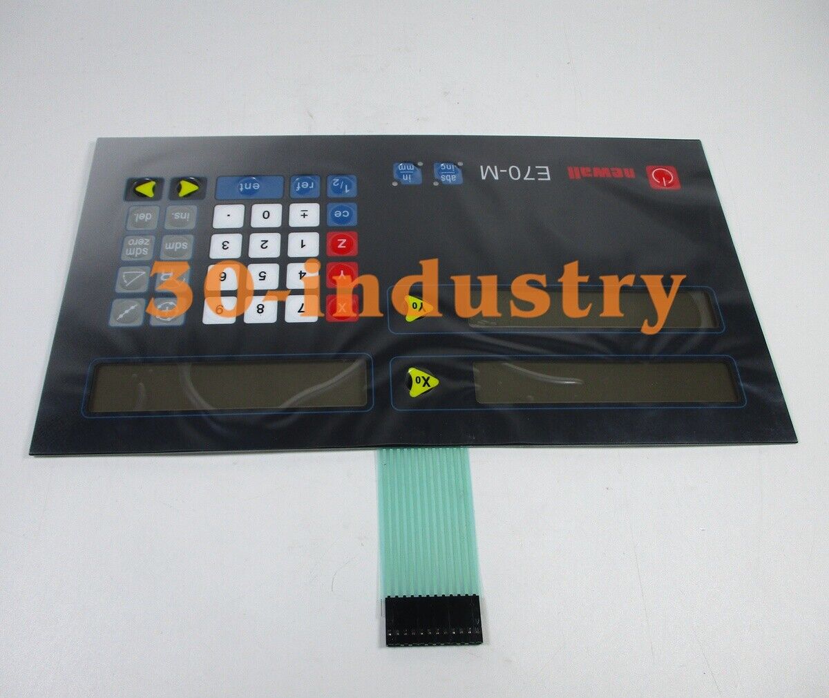 Membrane Keypad E70-M for Newall DP8 2-Axis Digital Display - NEWALL
