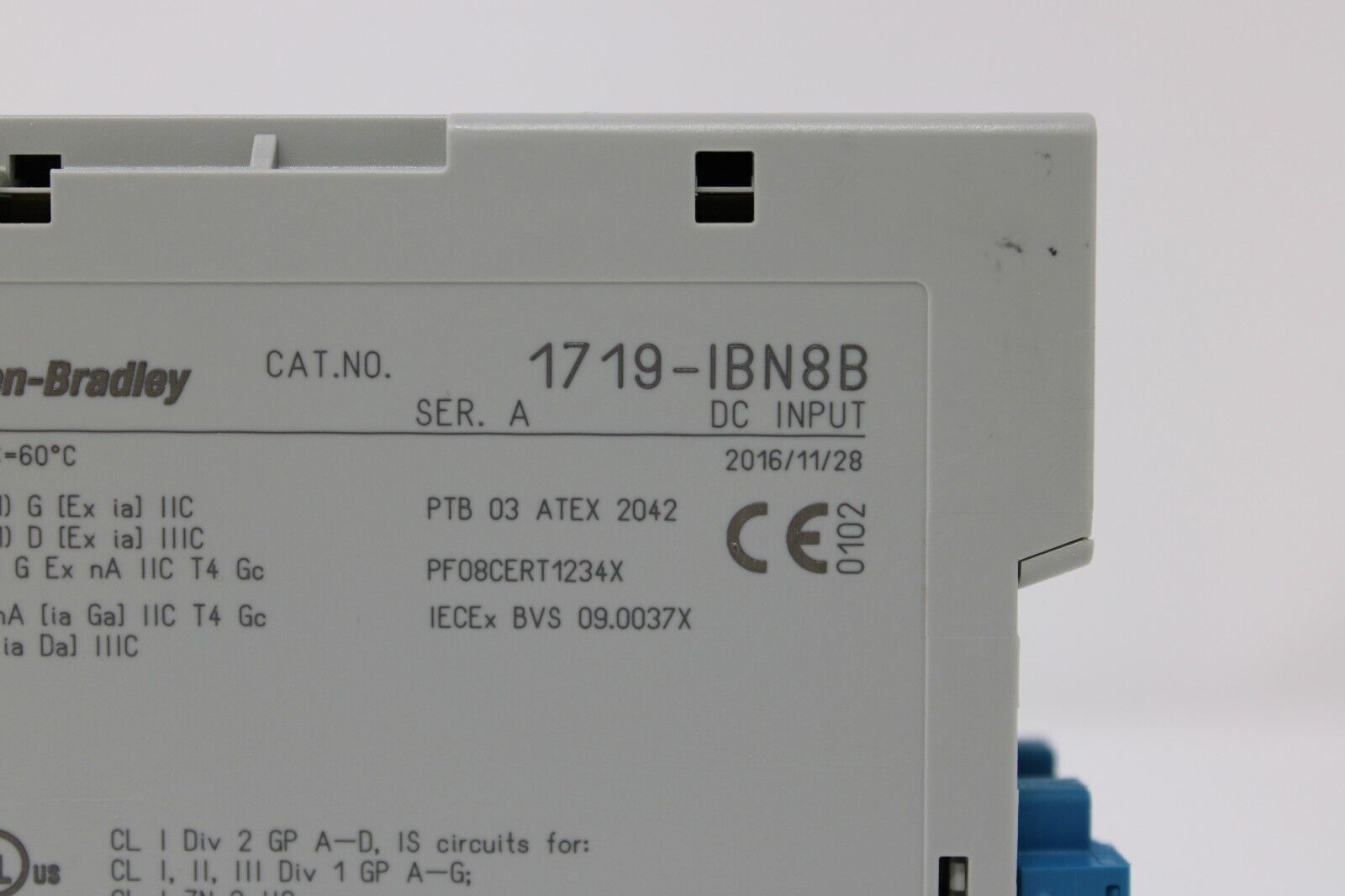 used Allen Bradley 1719-IBN8B DC Input Module - ALLEN BRADLEY