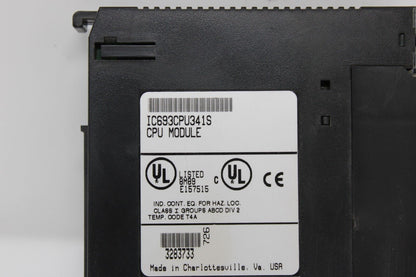 used GE Fanuc IC693CPU341S CPU Module - GE