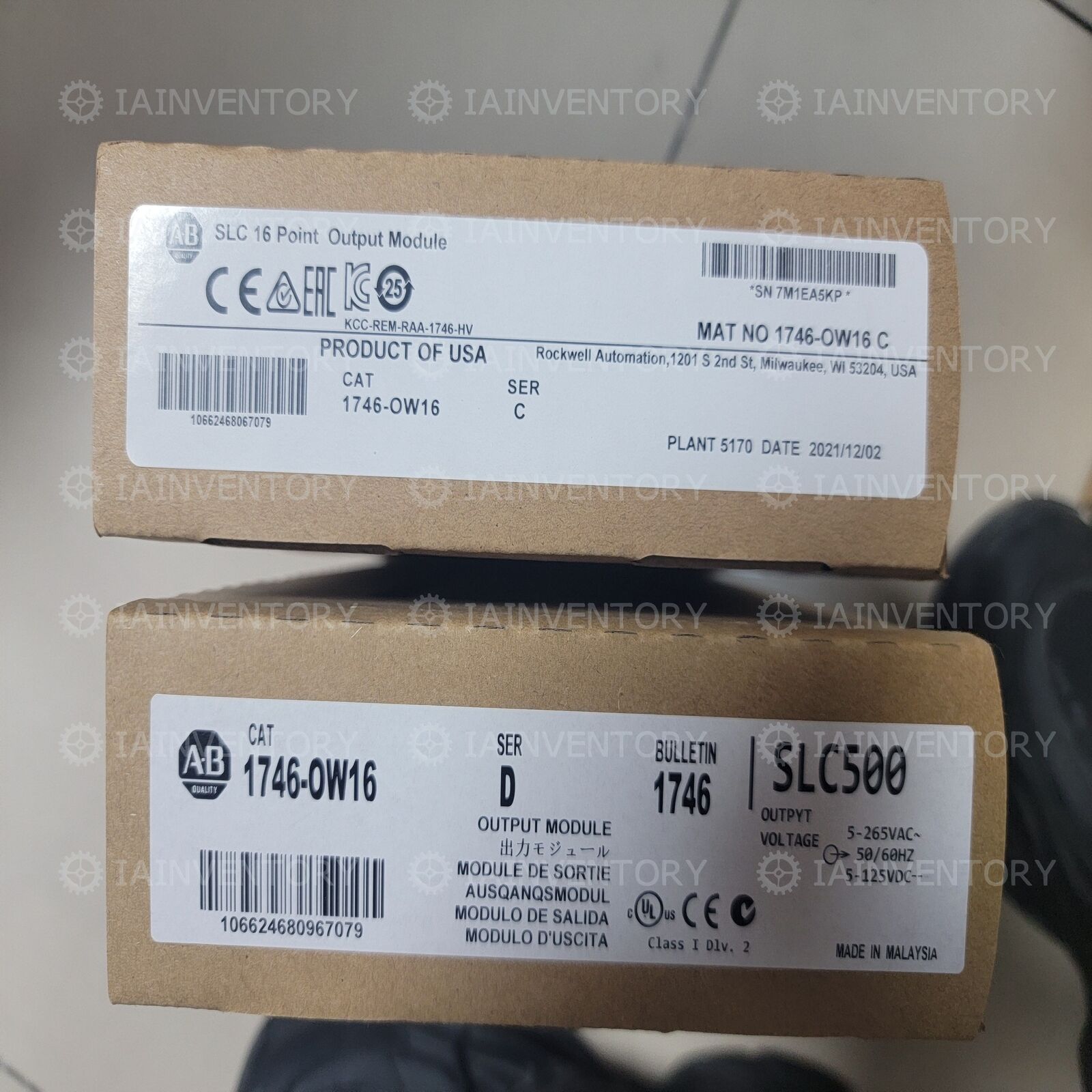 Allen Bradley AB 1746-OW16 SLC 500 PLC Output Module - ALLEN BRADLEY