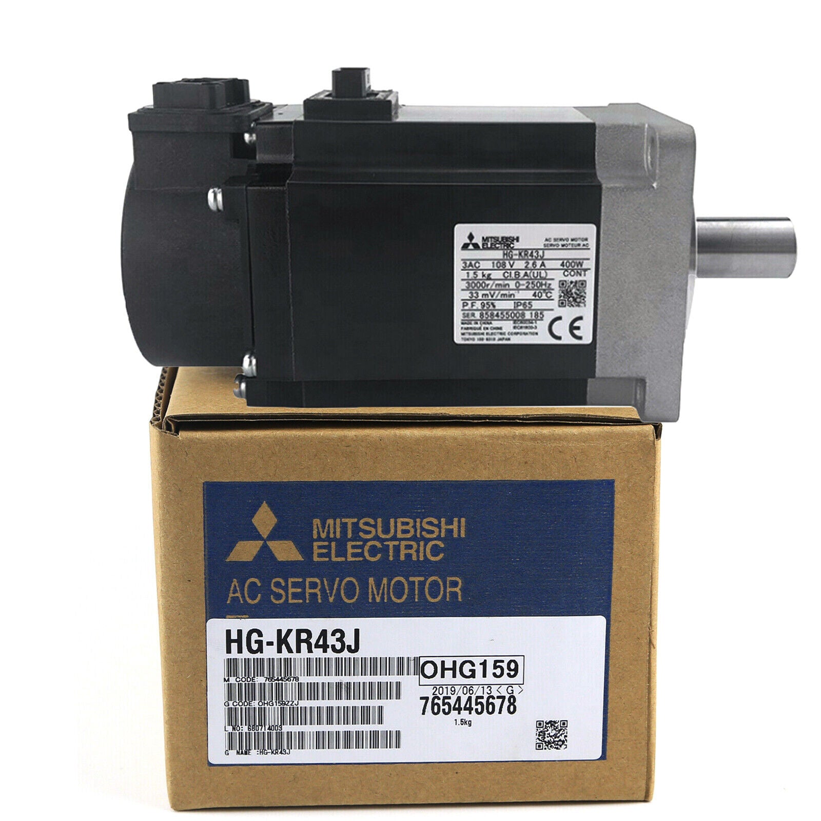 MITSUBISHI HG-KR43J Servo Motor - MITSUBISHI